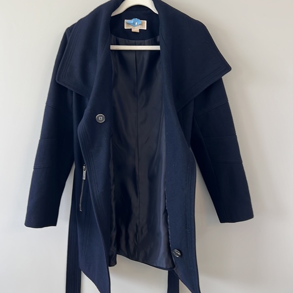 Michael Kors Sz8 Wool blend Wrap Coat - Picture 3 of 9